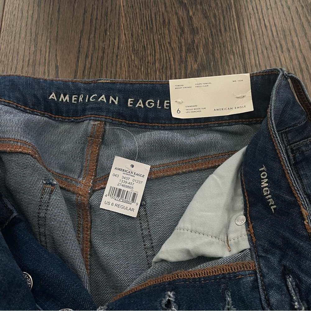 American Eagle Classic Blue Women's Jeans - Picture 5 of 6